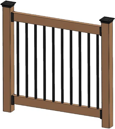 Horganyzott acél korlát